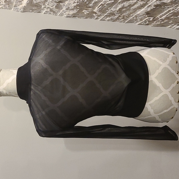 NWT Bailey Black sheer Bolero jacket - Picture 2 of 6